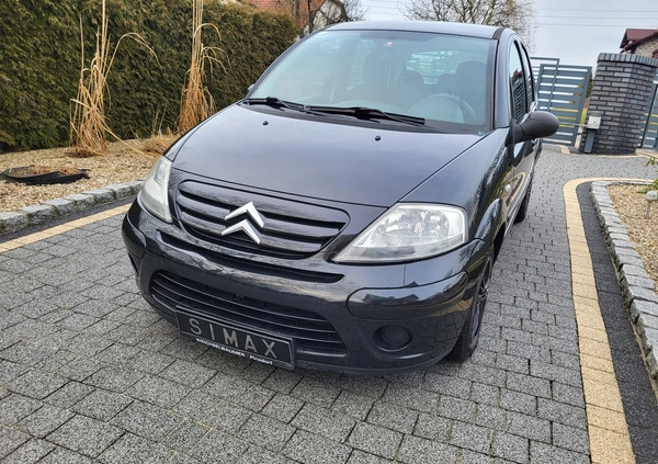 Citroen C3 cena 11400 przebieg: 172000, rok produkcji 2009 z Tychowo małe 211